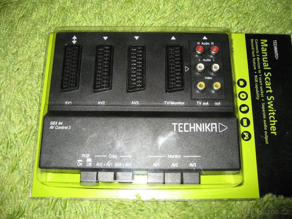Prodám Manuální přepínač scart - 3