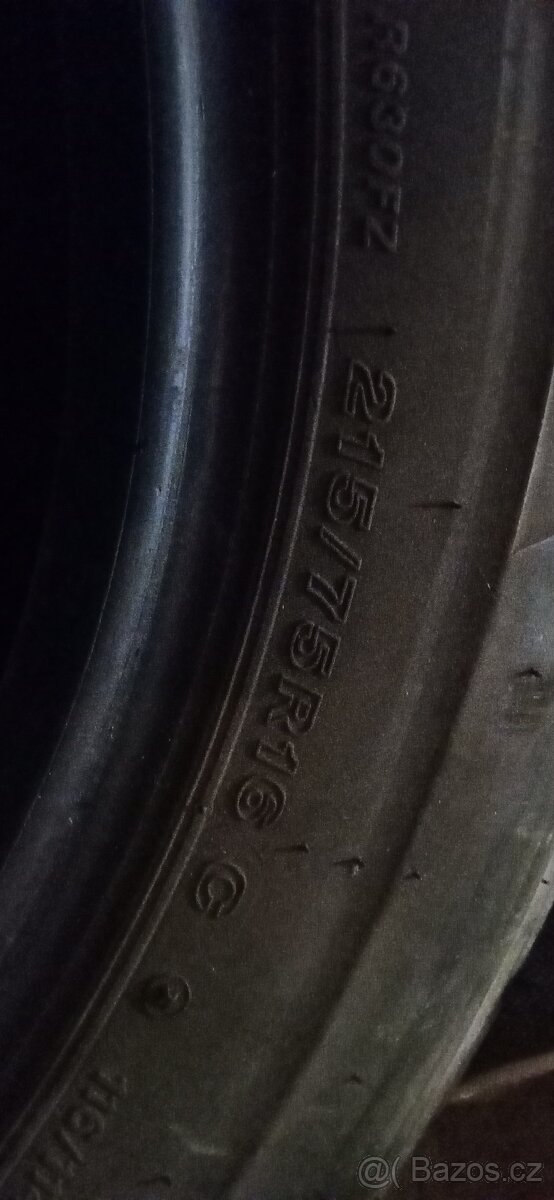 2x letní 215 75R16C Bridgestone duravis - 3