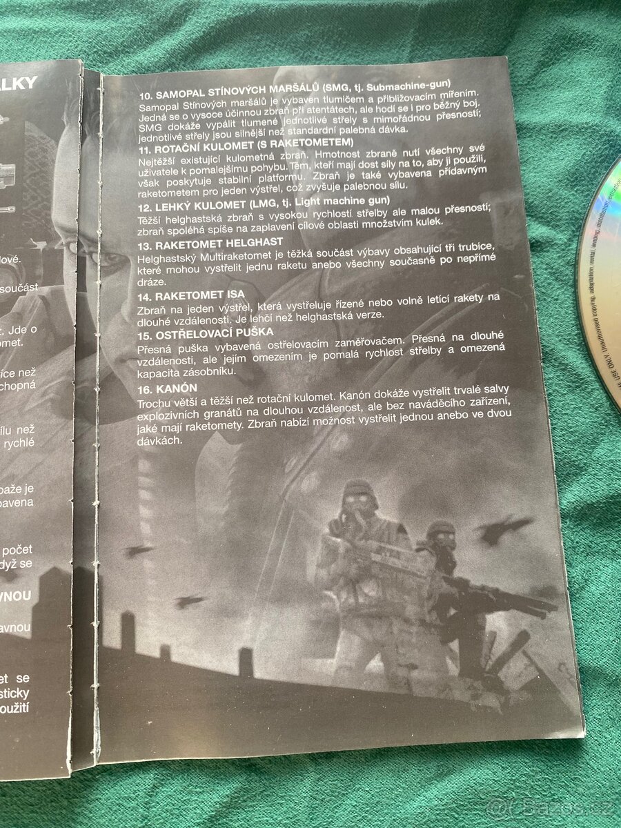 PS2 Killzone CZ obal a manuál - 3