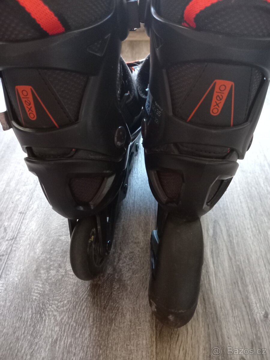 Kolečkové brusle inline posuvné 32-35 Oxelo - 3