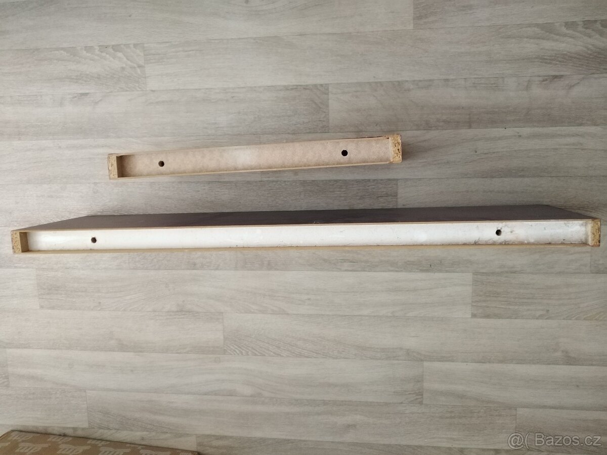 Police na zeď - 100cm + 50cm - 3