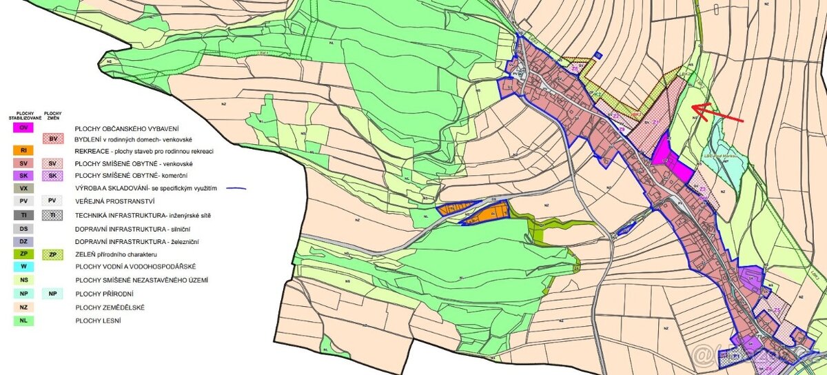Nabídka pozemku KÚ Rozstání u Moravské Třebové - 4,2 ha - 3