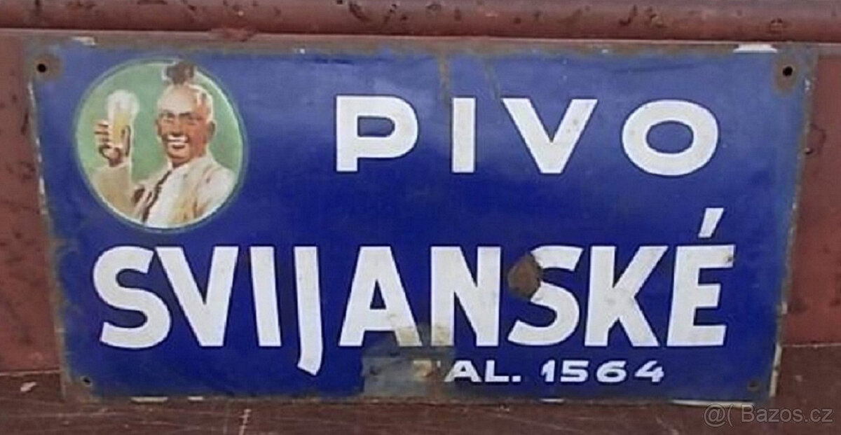 Pivní sklo sklenice půllitry tretinky cedule lahve 24 - 3