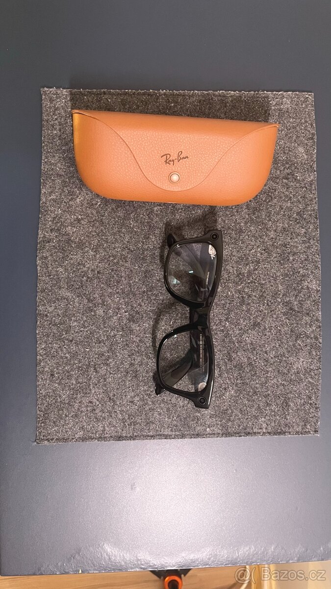 chytré brýle Ray-Ban Meta Wayfarer standardní lesklé černé - 3