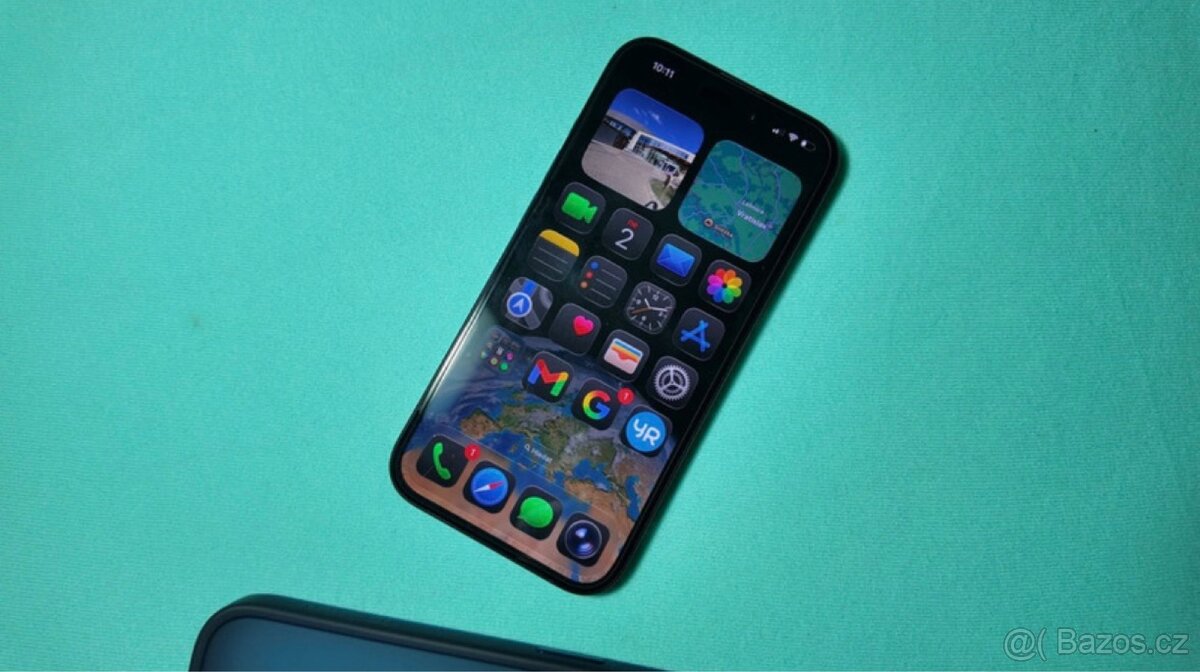 iPhone 15 128 GB, bez škrábanců, 89 % baterie, záruka - 3