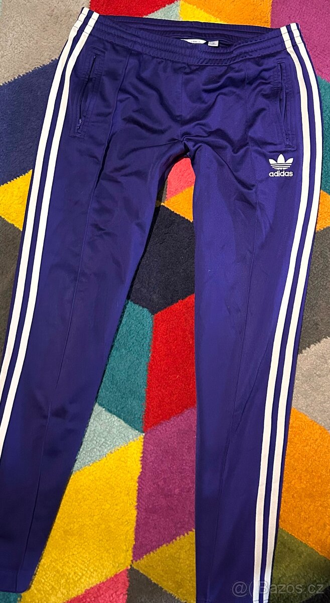 ADIDAS STYLOVÉ KRÁSNÉ TEPLÁKY 36 S(IDEÁLNĚ M 40 )🤩 - 3