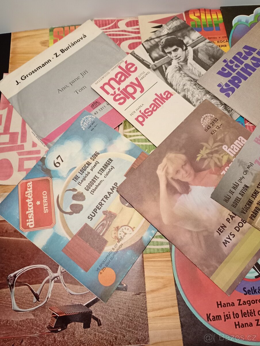 Gramodesky, SP platně, Singly, vinyl - 3