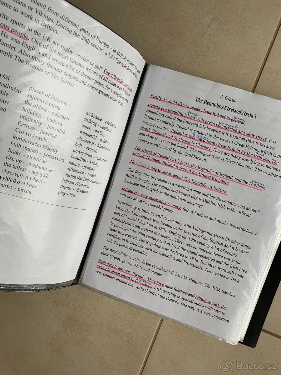 Maturitní otázky z anglického jazyka - 3