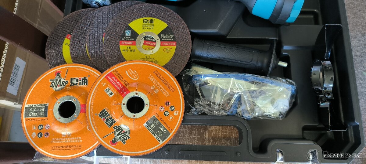 Aku Flexa 18V/125mm pro Makitu baterii - kufřík a kotouče - 3