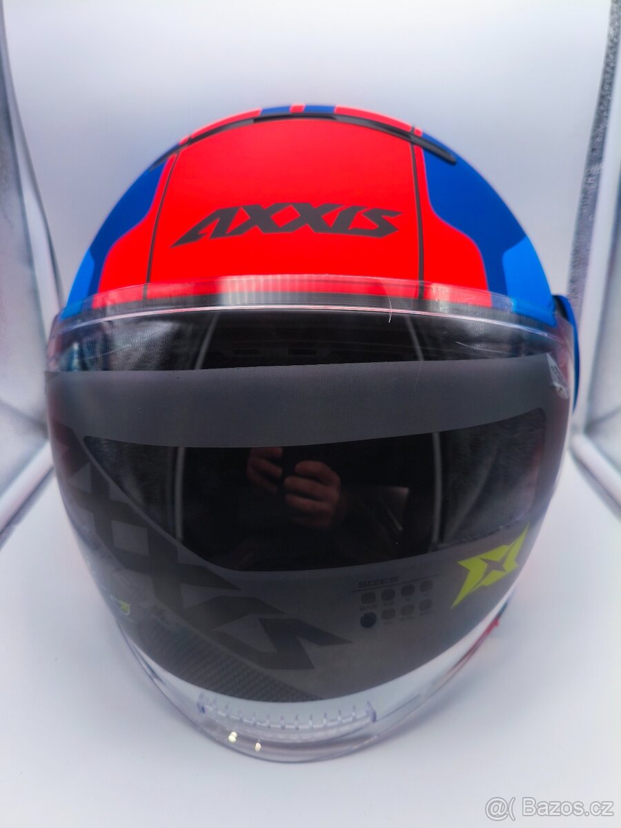 Helma na motorku nebo skútr. Sluneční clona. Vel. L. Nová - 3