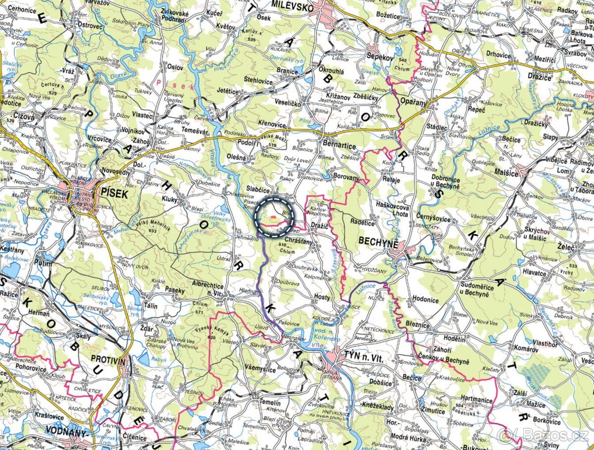 Louka, prodej, Písecká Smoleč, Slabčice, Písek - 3