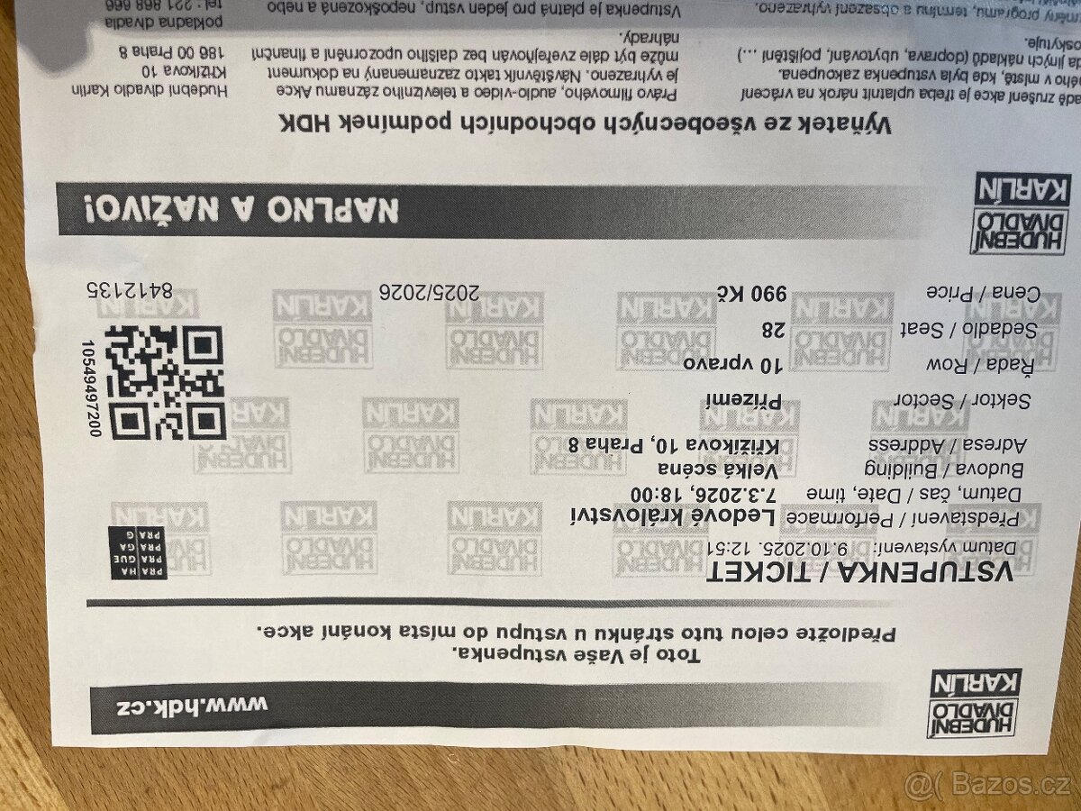 Muzikál Ledové království - 3