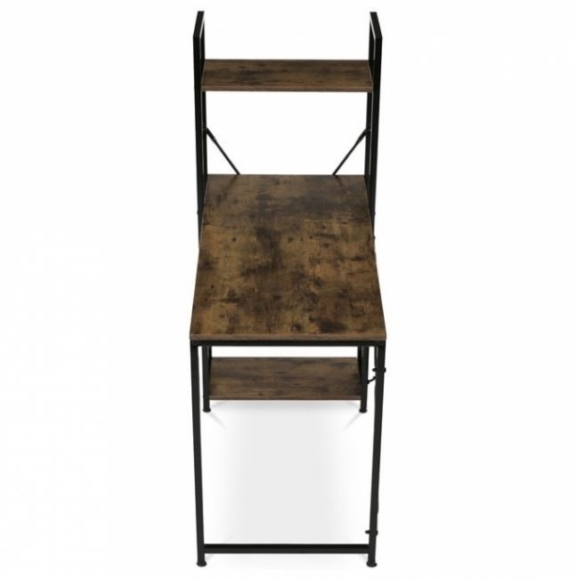 Počítačový stůl s regálem - 3