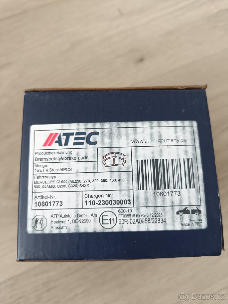 Mercedes W211, S211 atd. - brzdy , destičky, pakny - 3