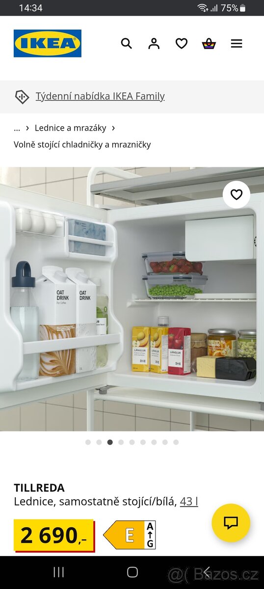 Malá lednice-samostatně stojící-5 ks - 3