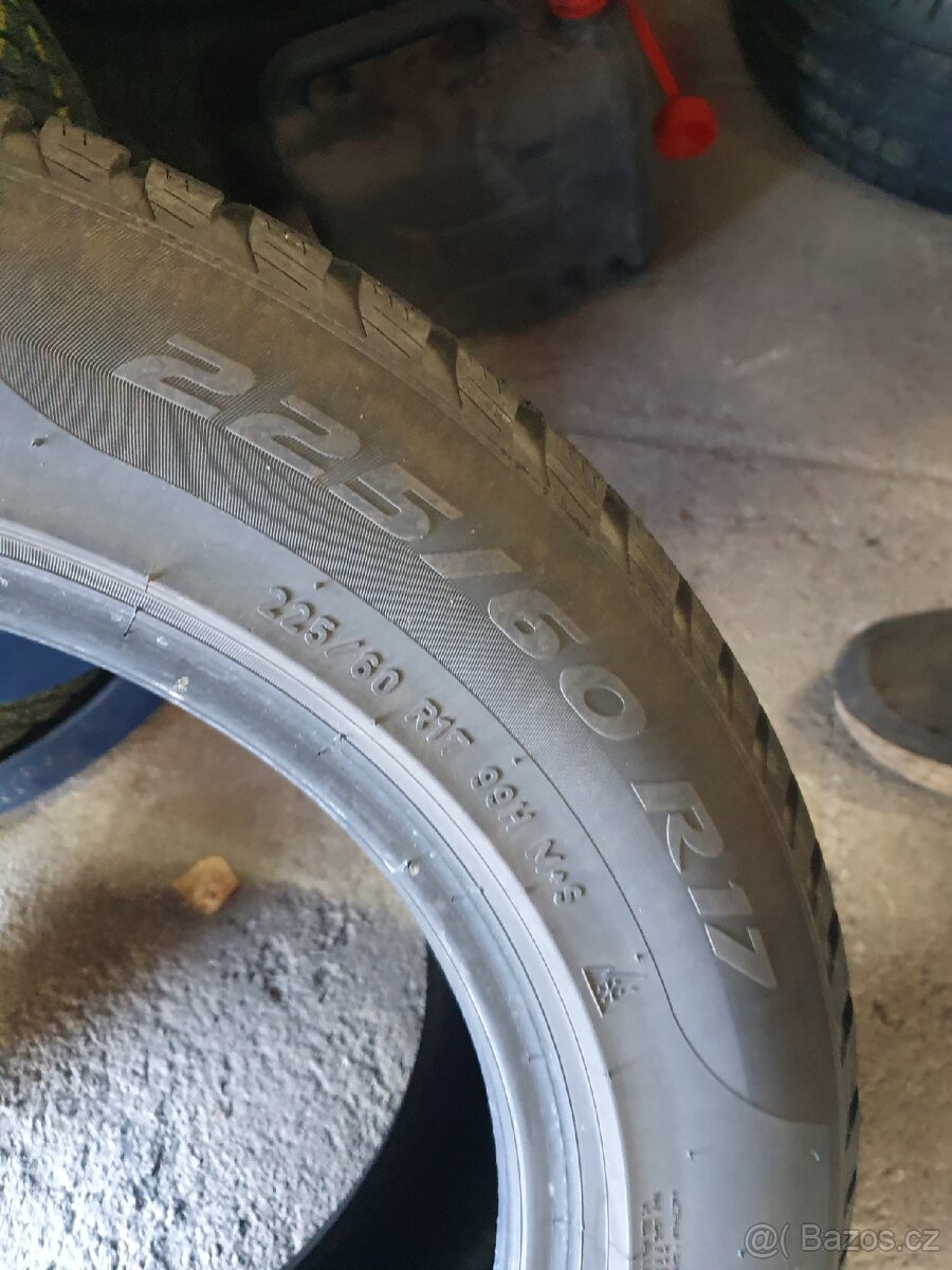 225/60r17 zimni sada Pirelli 5mm - 3