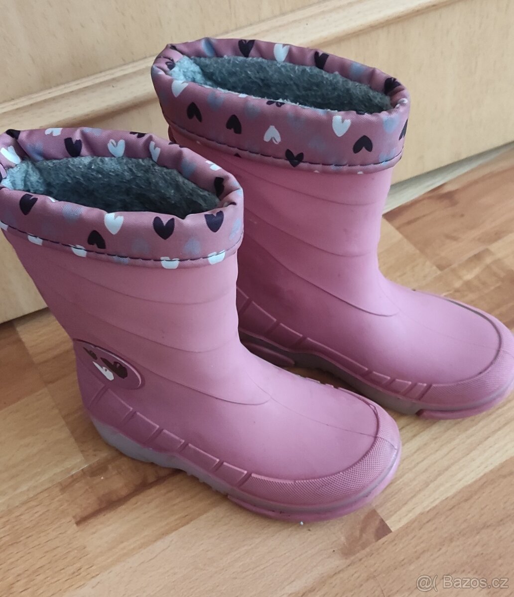 Dívčí svítící holínky vel. 24/25 Lupilu - 3