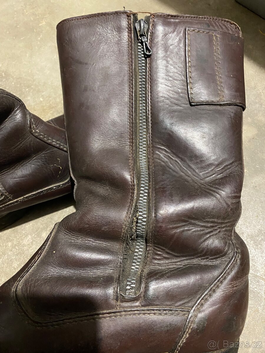 zateplené kožené boty - 3