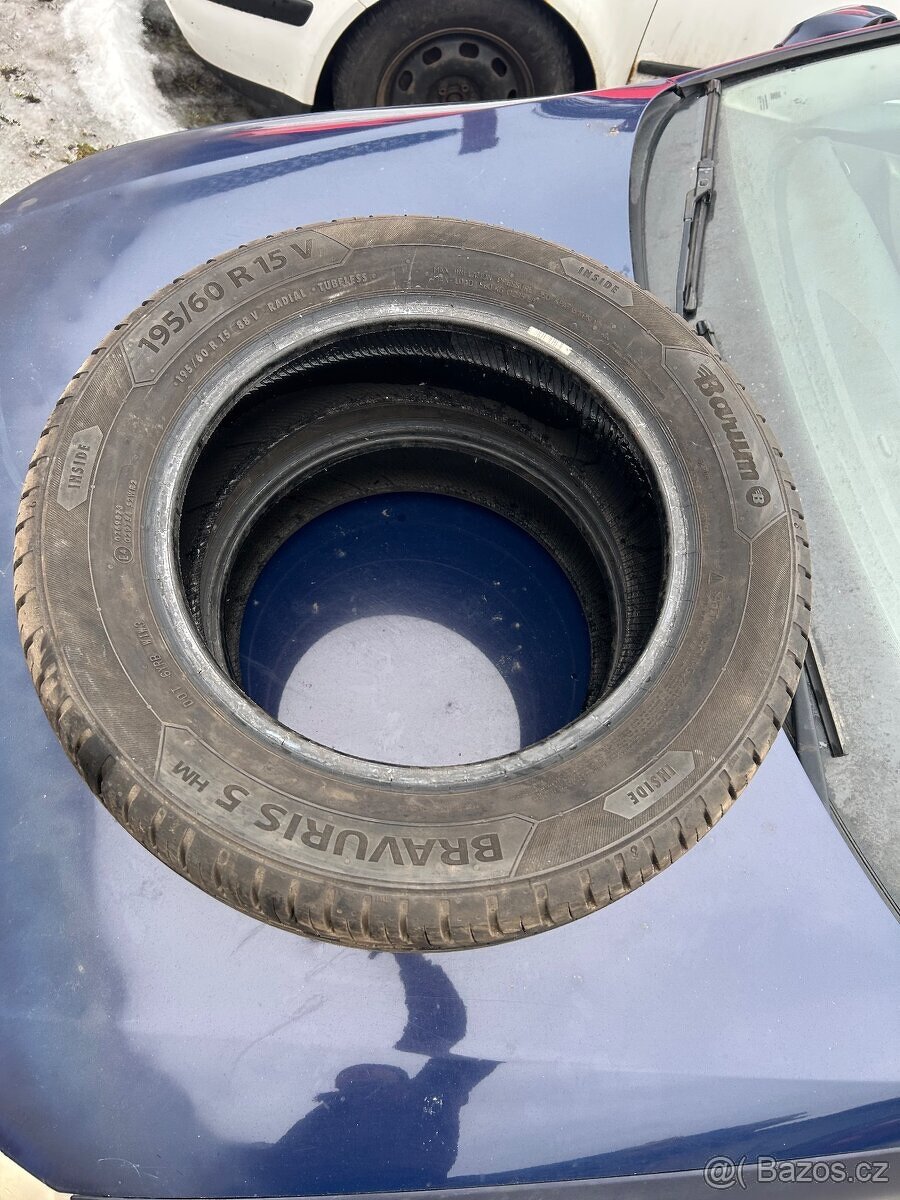 195/60 R15 letni 2 kusy dot20, 6.8mm - 3