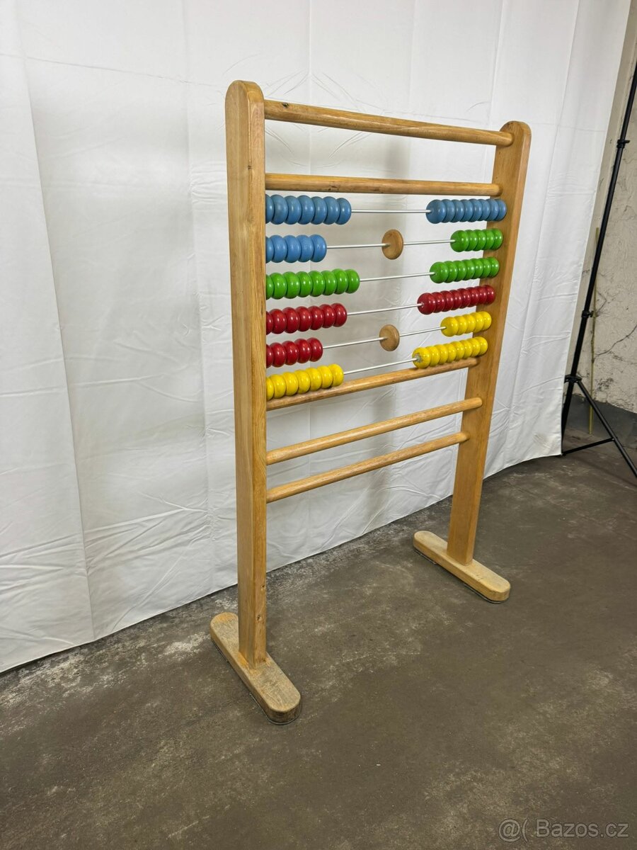 Retro dřevěné počítadlo (519004) - 3