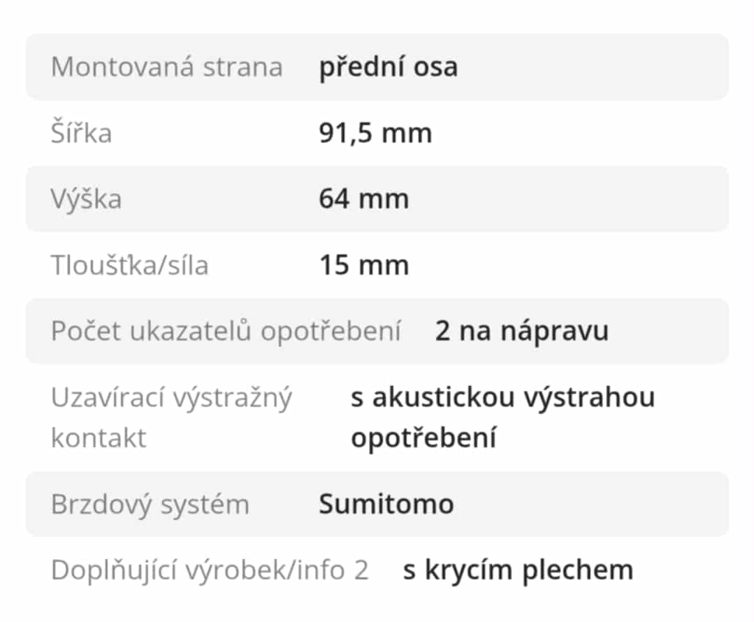 Brzdové destičky MEYLE - 3