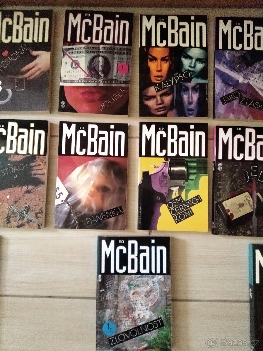Ed McBain - celkem 12 knih / á 35 Kč - 3