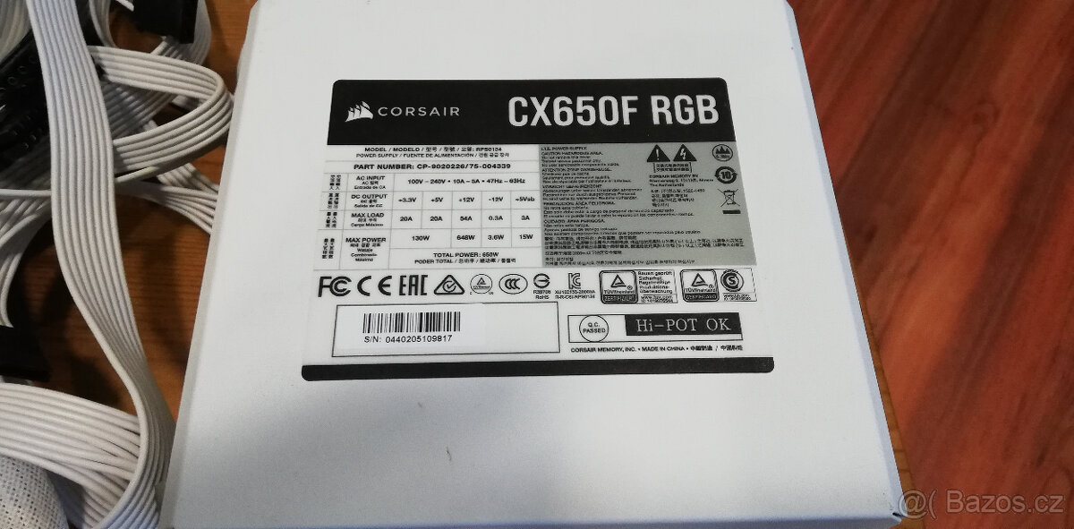 PC zdroj Corsair CX650F RGB PSU - 3