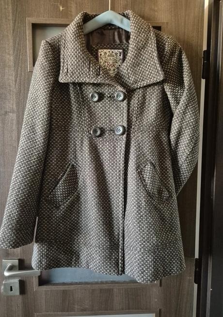 Dámský zimní kabát Bershka vel. M/L - 3