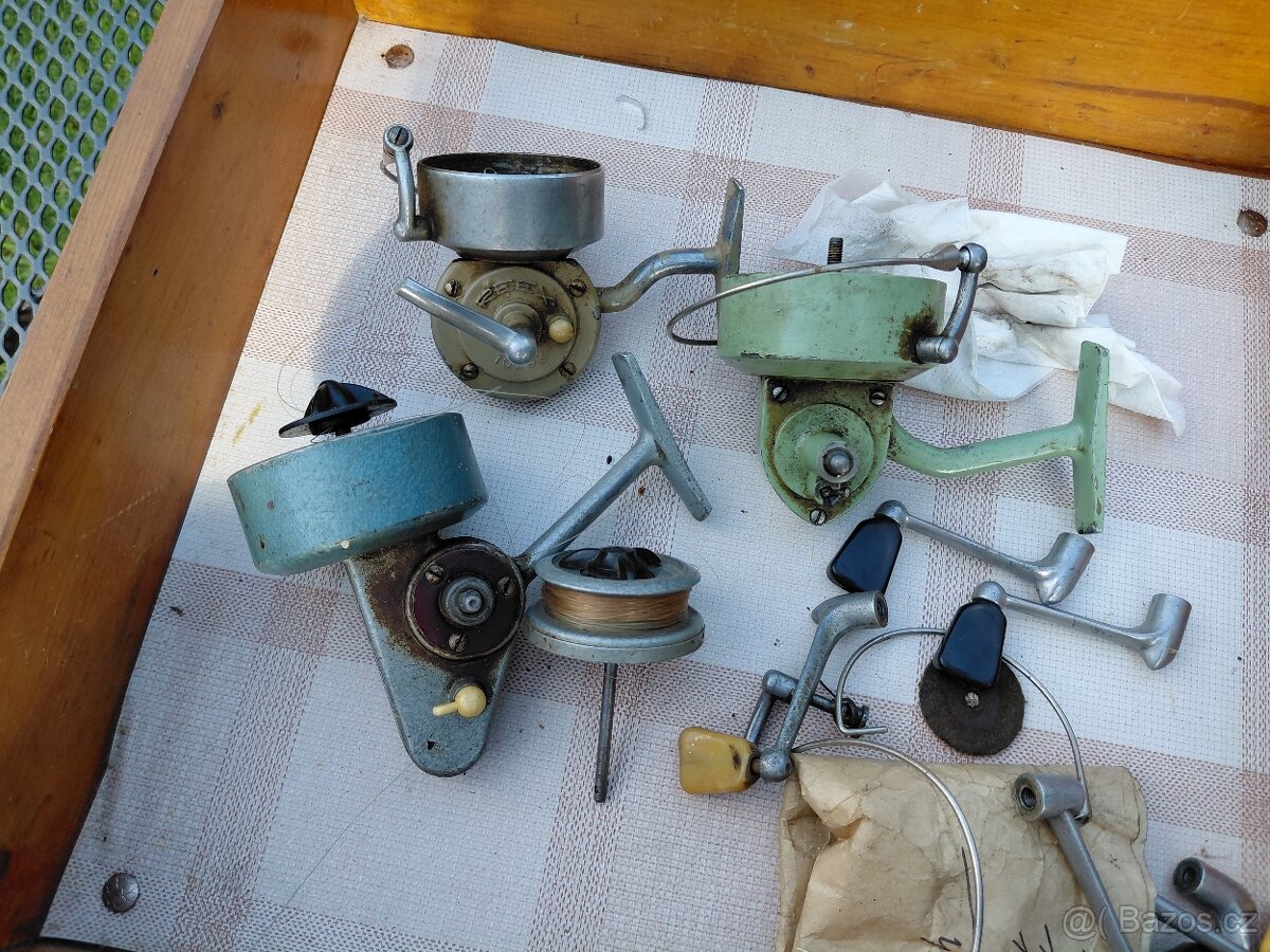 Staré rybářské navijáky - 3