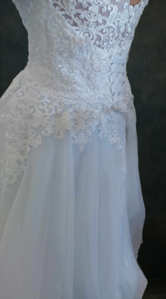 Prodám svatební šaty vel 40-42 - 3