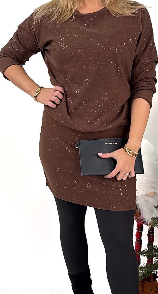 Dámské teplejší šaty, vel. S-XL - nové - 3