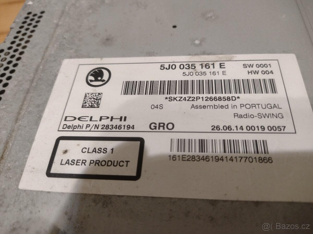 Autorádio Škoda Swing - 3