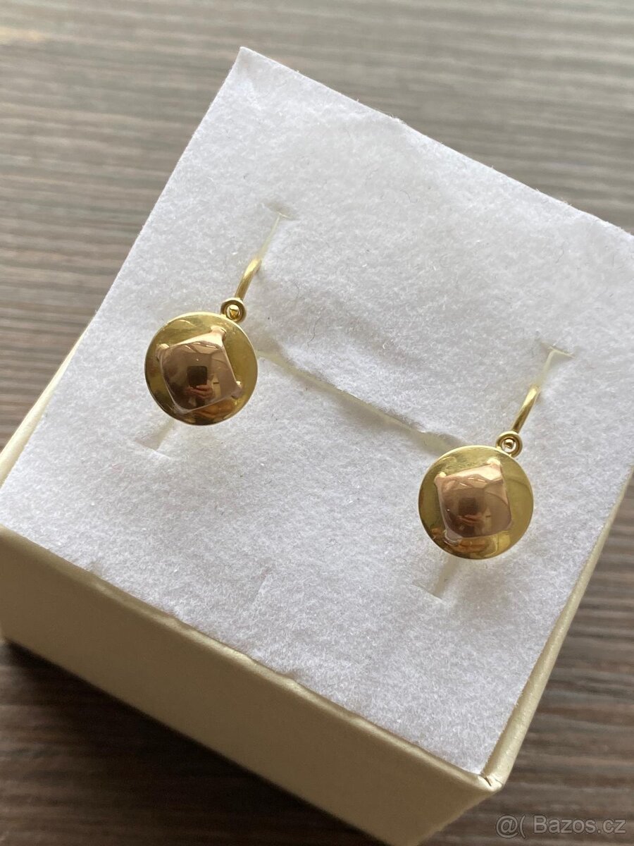 Zlaté dětské náušnice - 3