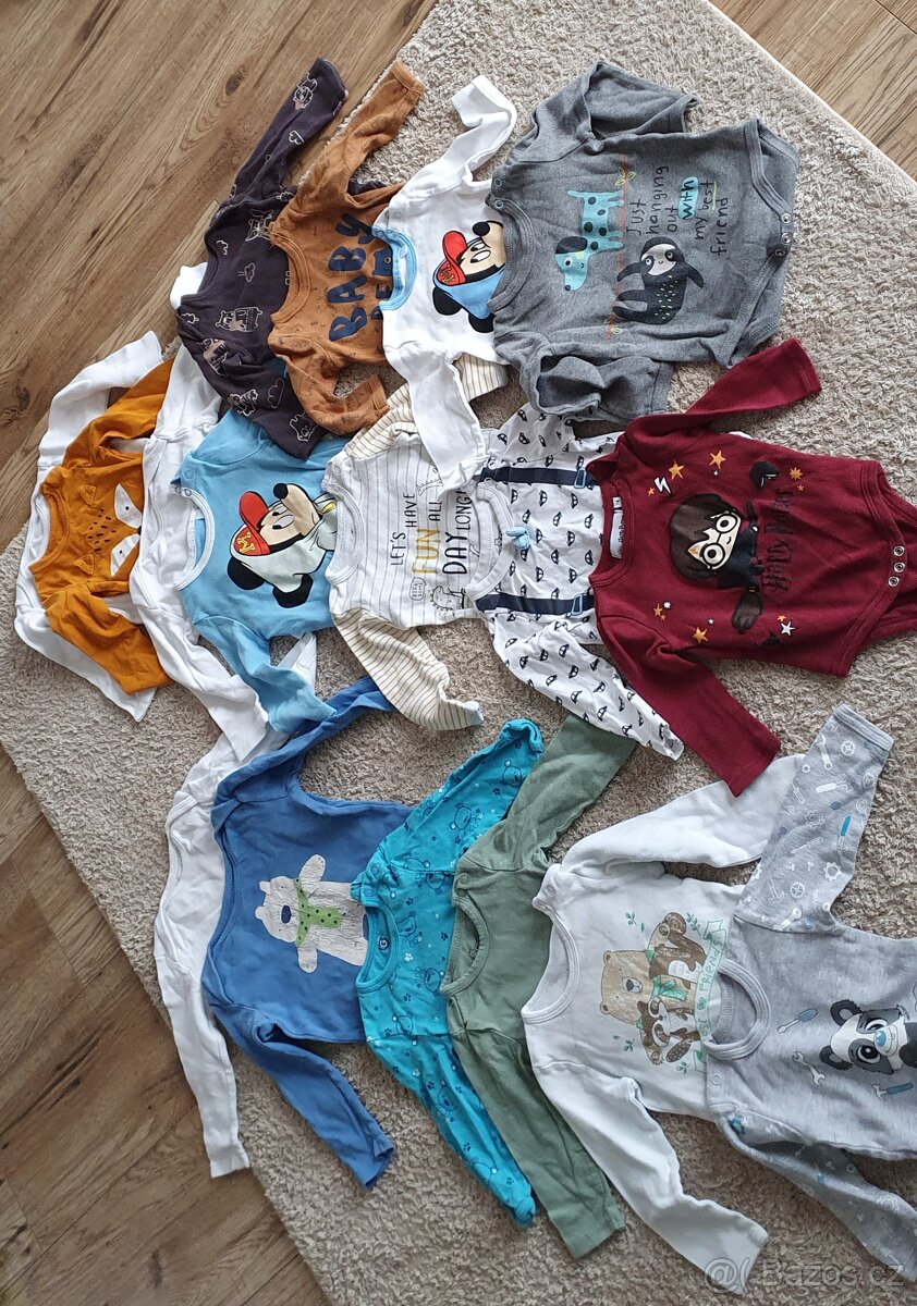 Dětské teplé oblečení- velikost 62-80 - 3