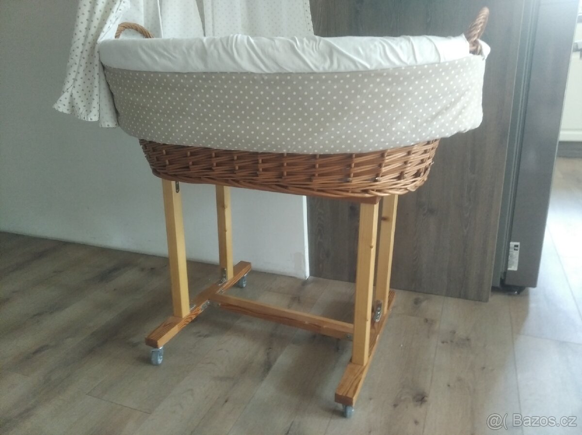 Postýlka košík kolébka pro miminka - 3