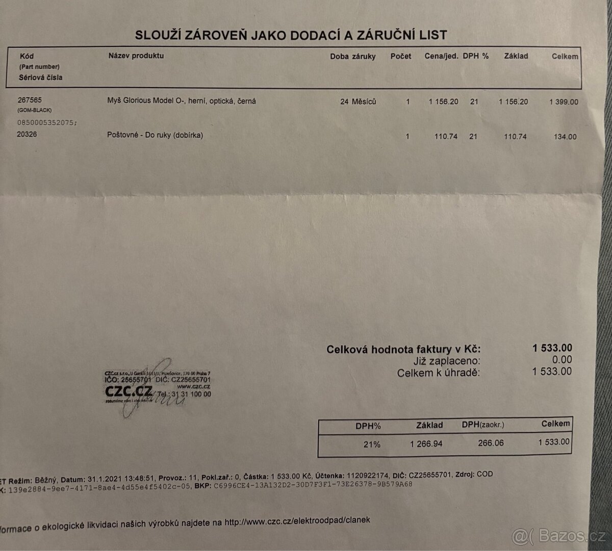 Herní myš GLORIOUS - 3