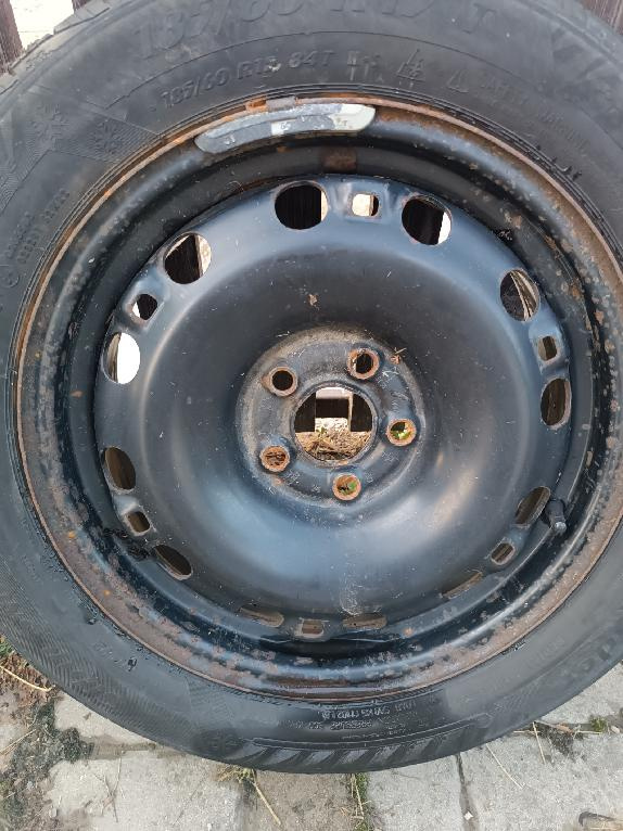 4 ocel. zimní kola "15 originál Škoda Fabia3, Rapid - 3