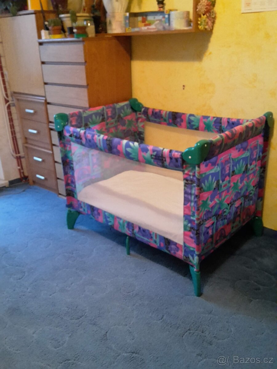 Prodám děts. skládací postýlku - 3