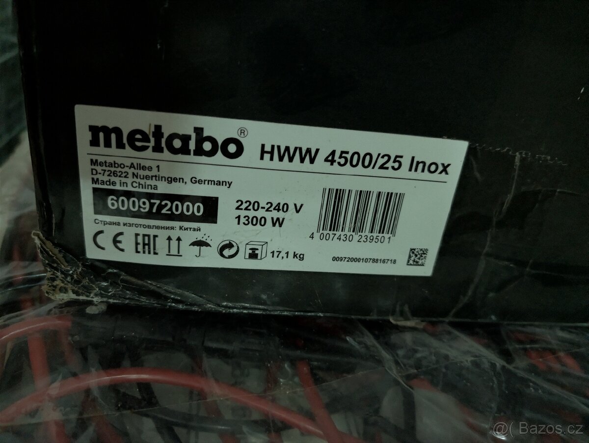 METABO Domácí vodárna HWWI 4500/25 Inox 600974000 - 3