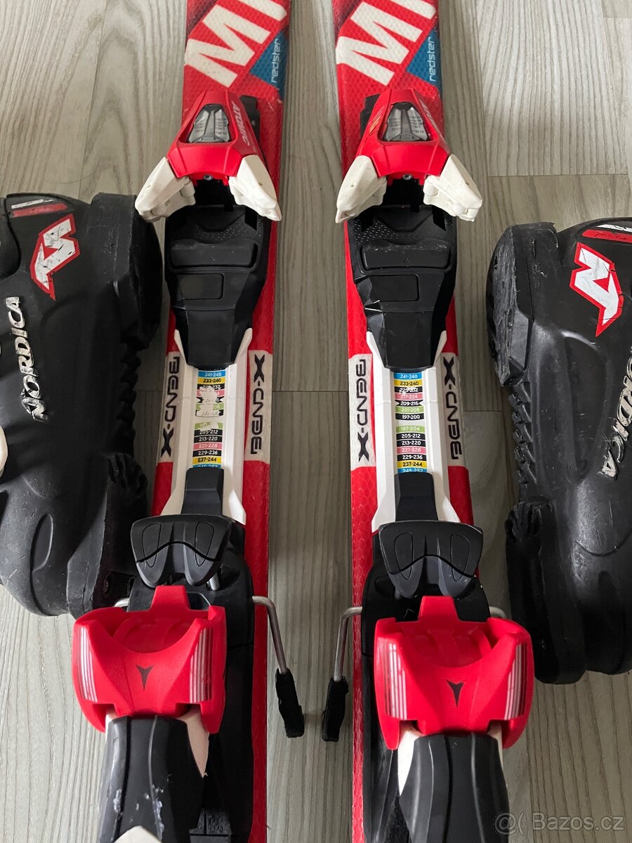 Kvalitní dětské lyže Atomic Redster XT 100 cm +lyžáky 32-33 - 3