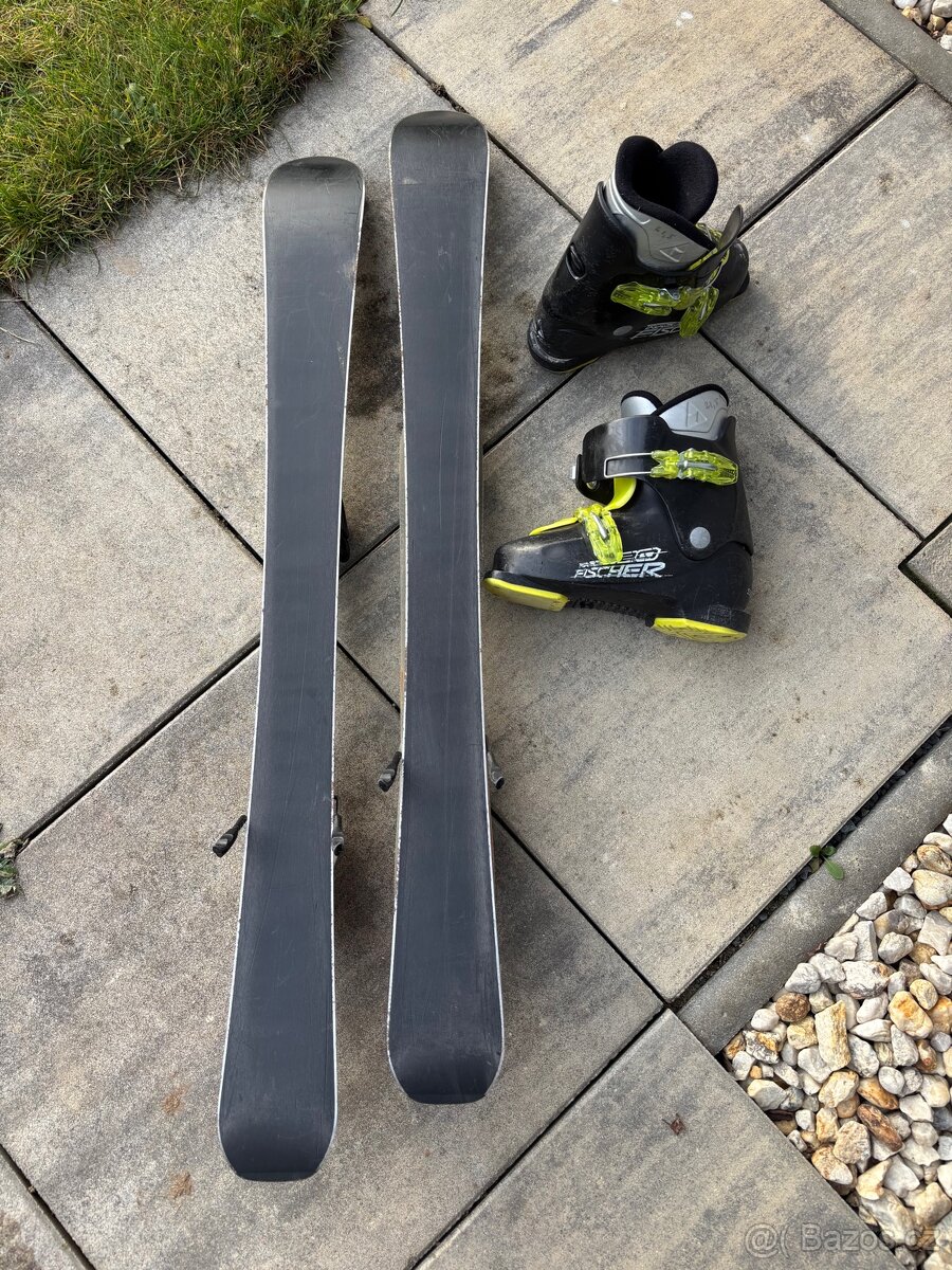 Dětské lyže 100 + boty/lyžáky 21,5 - 3