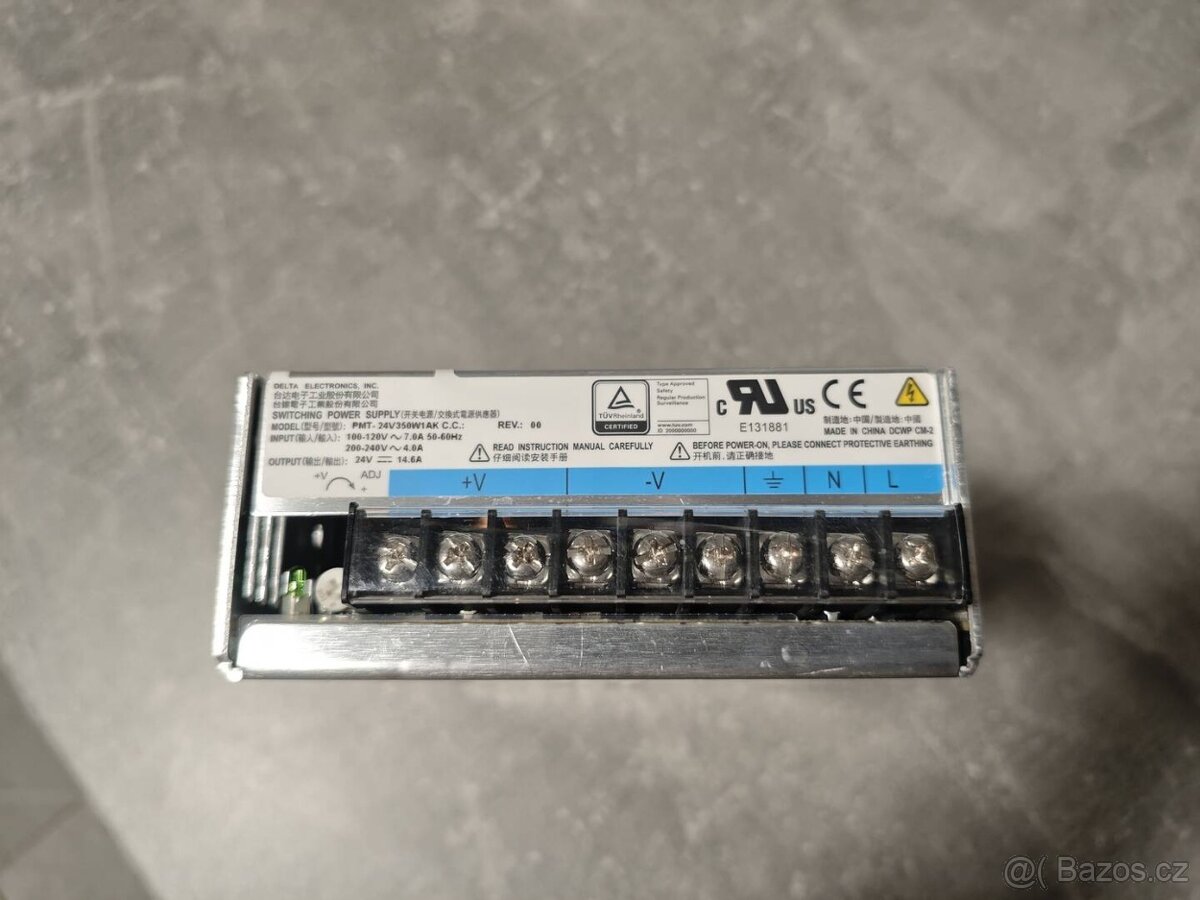 6 kusů 24V 350W zdroje Delta PMT-24V350W1AK - 3