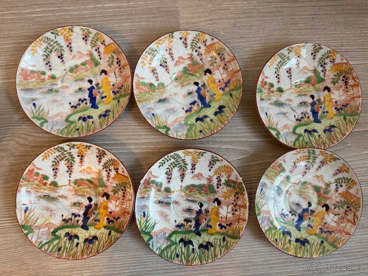 Japonská váza set Satsuma - 3