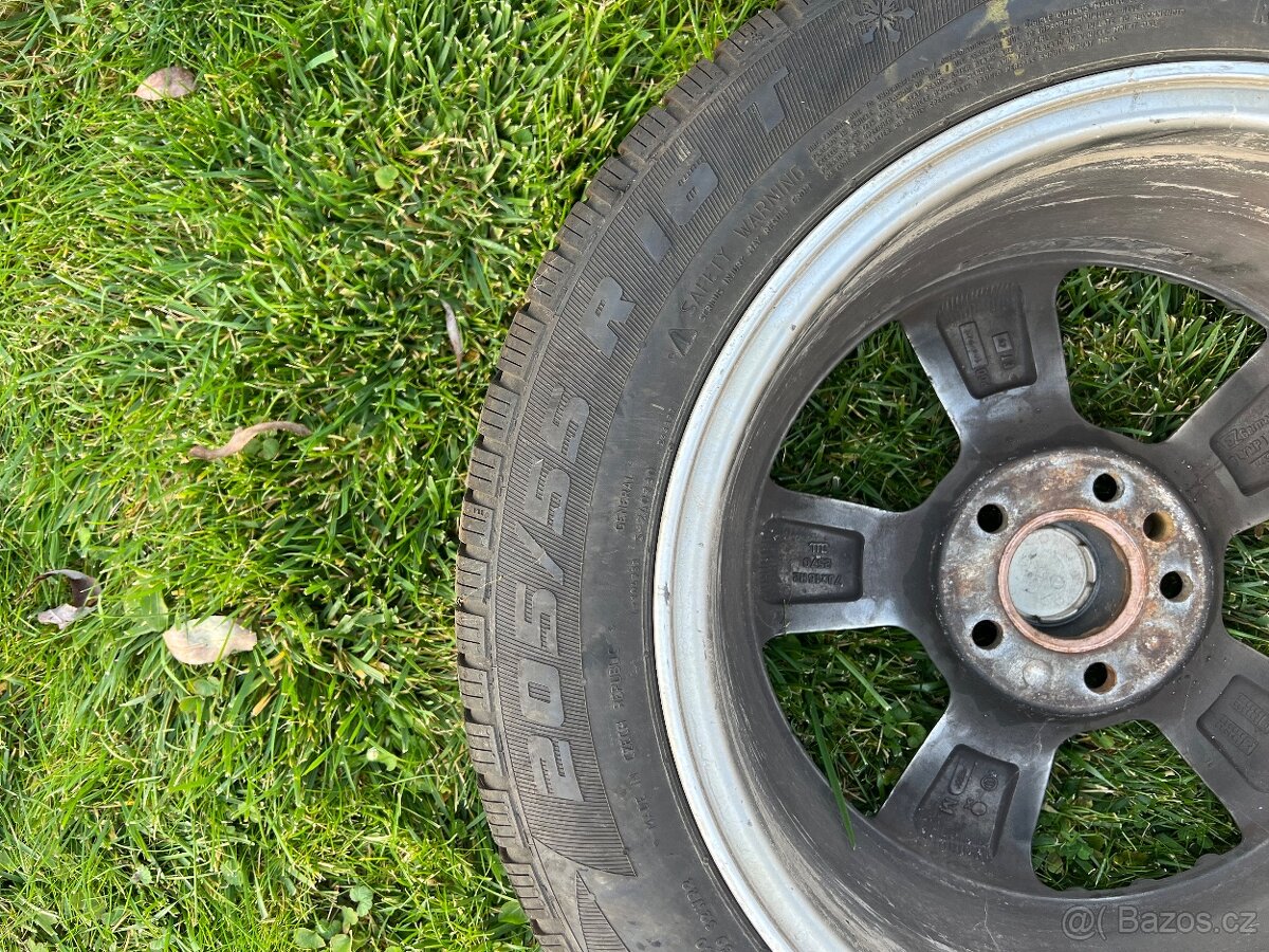 ALU disky R16 - 7Jx16H2 + zimní pneu 205/55 R16 - 3