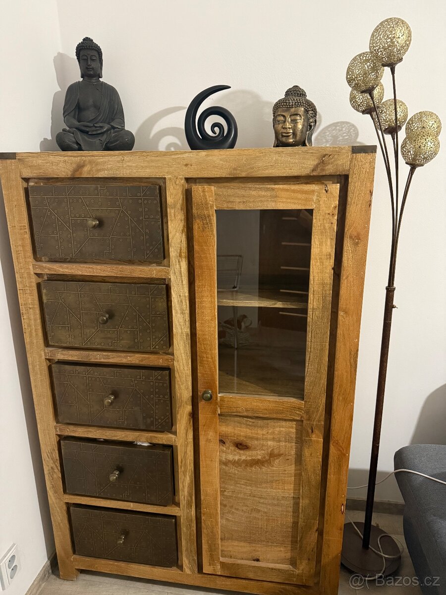 Obývací set z mangového dřeva - 3