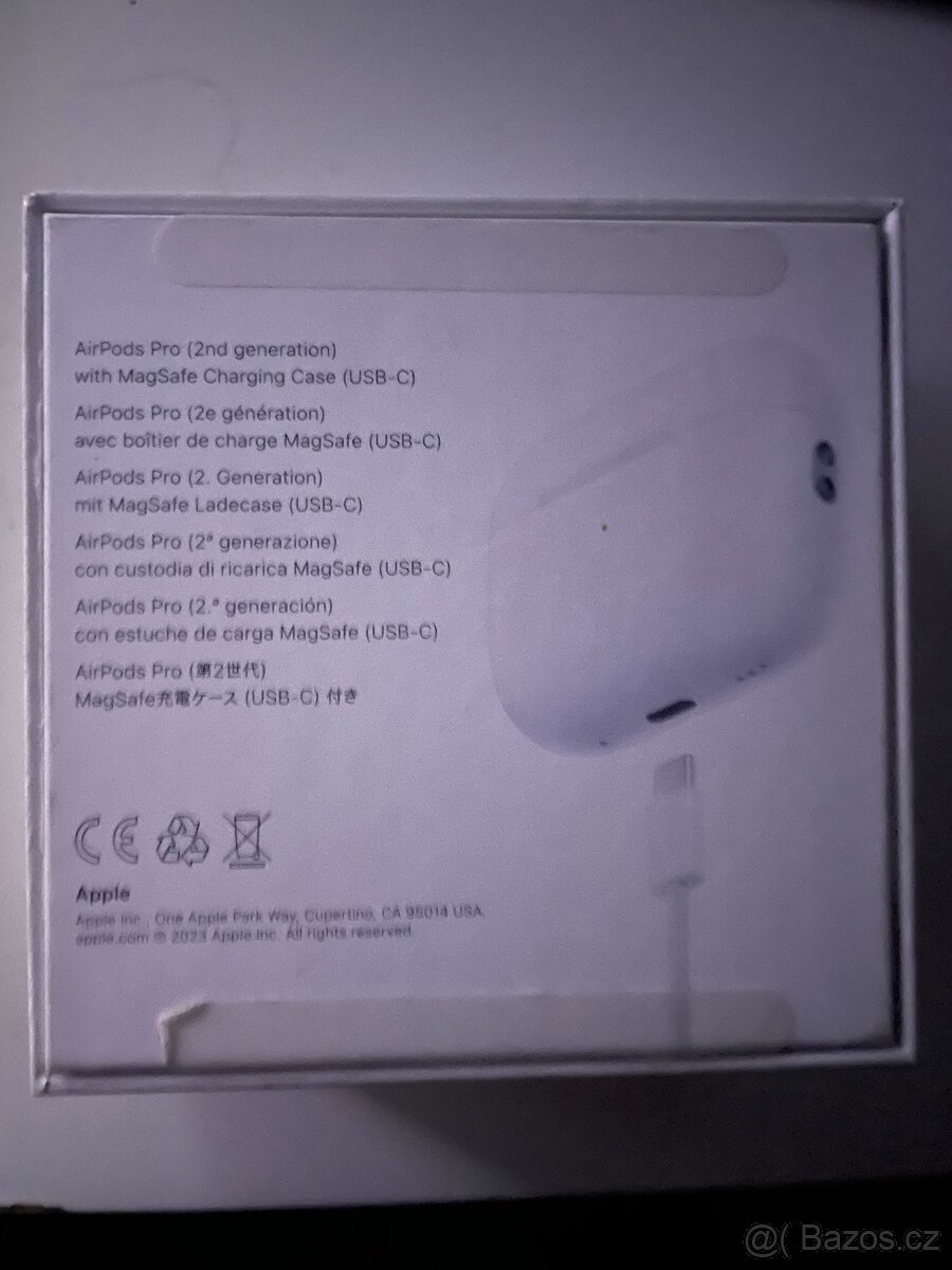 Apple Airpods 2 PRO + nabíjecí kabel - 3