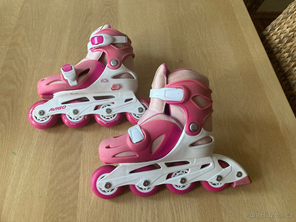 koleč.brusle,stavitelné 31-35 - 3