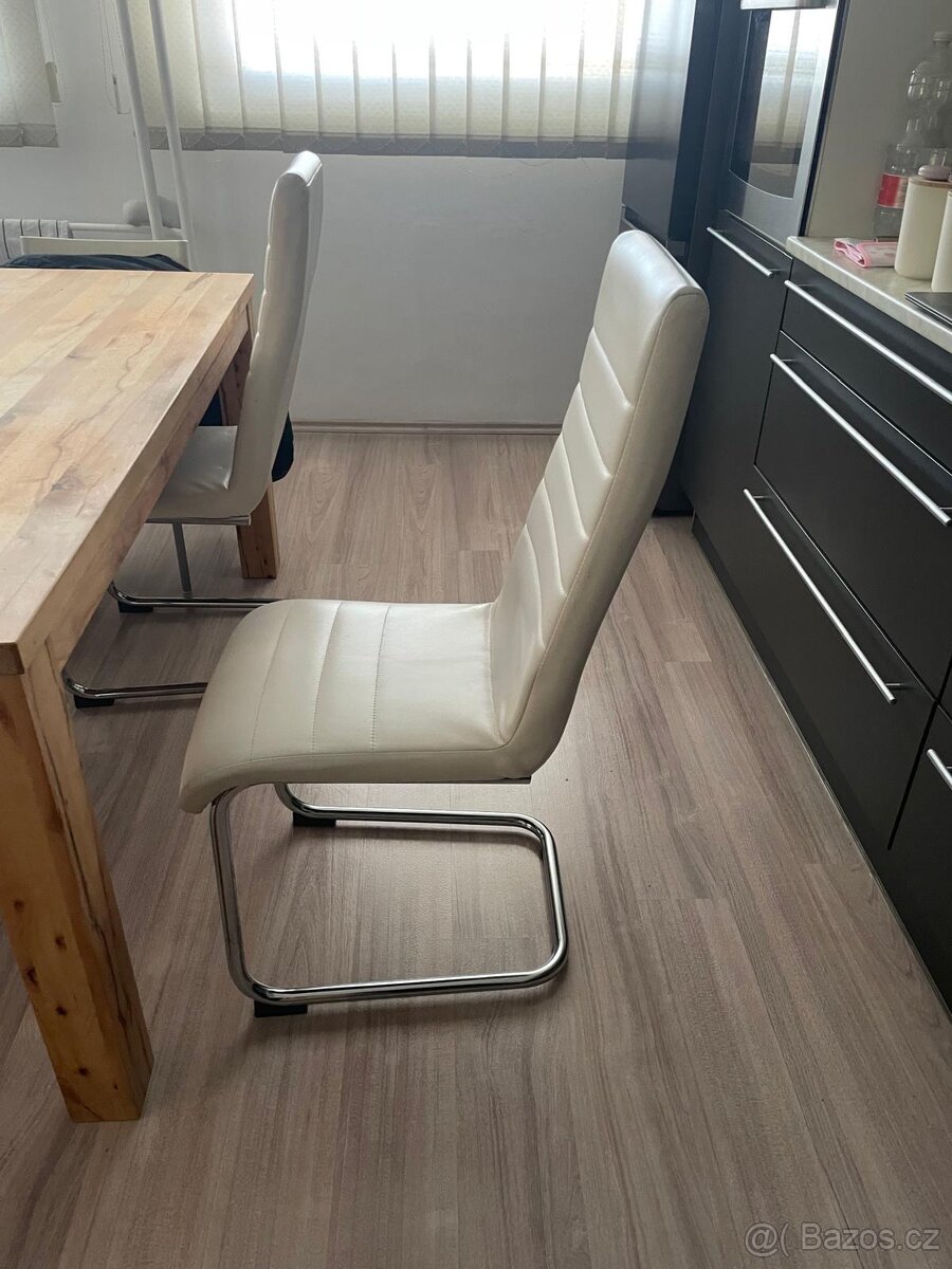 Koženkové židle 4ks - 3