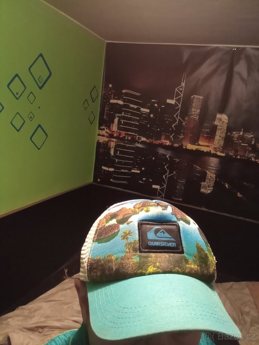 Quiksilver čepice kšiltovka snapback Čapka značková - 3