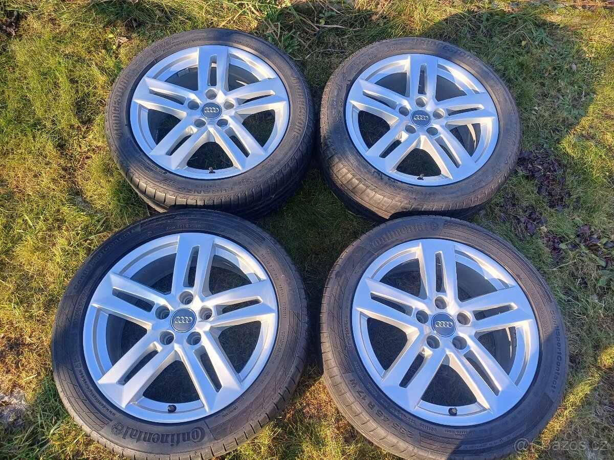 VW Alu kola 7J 17 et 42 originál, rozteč 5x112 - 3